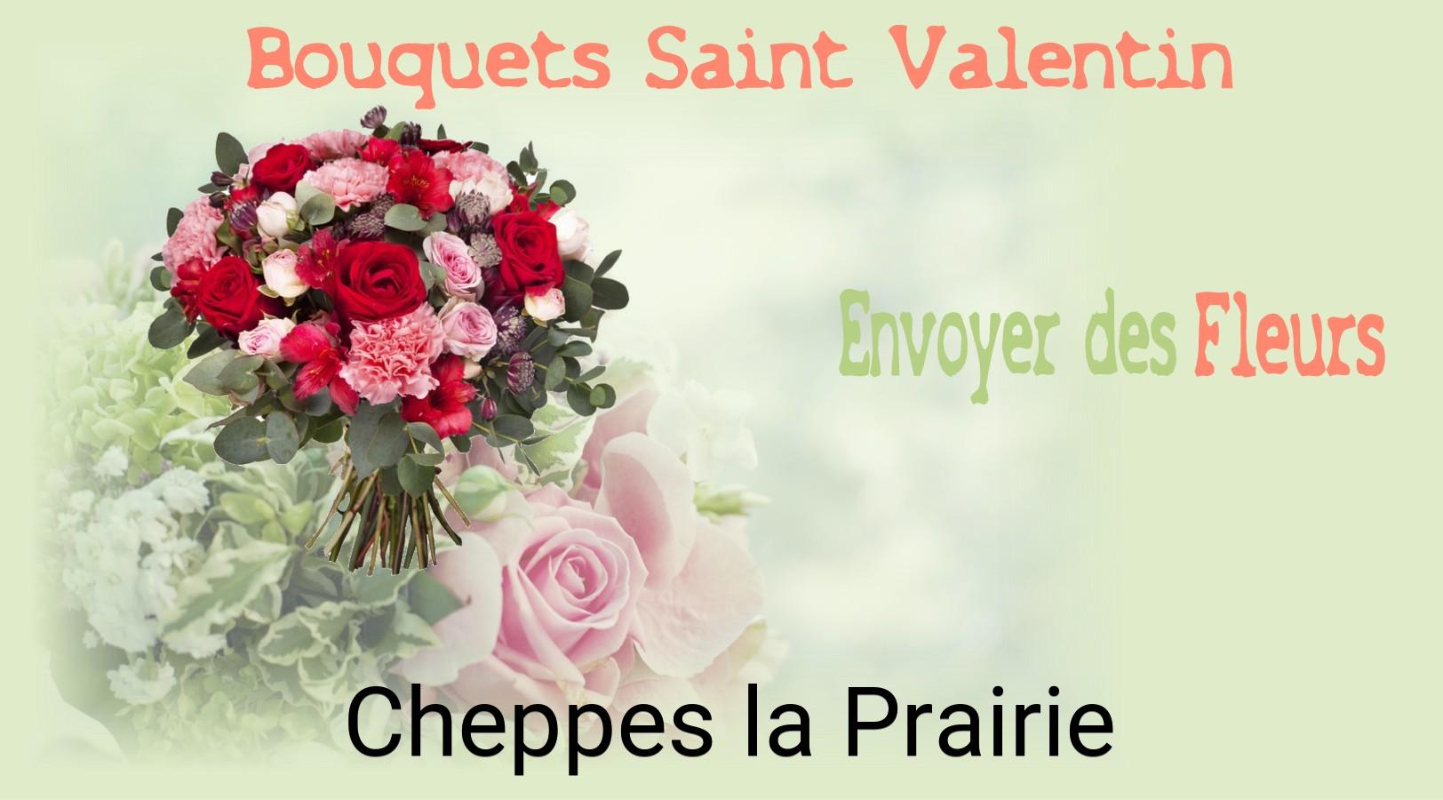 Roses de Saint-Valentin livrées à Cheppes-la-Prairie